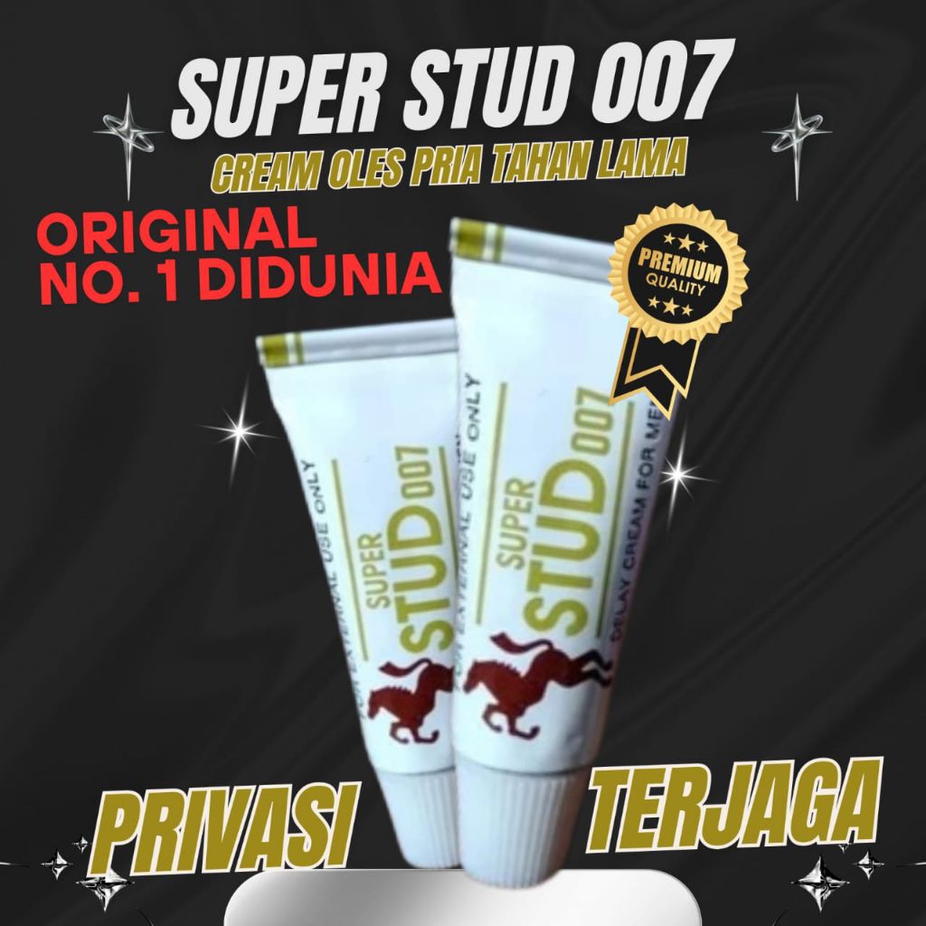 stud 007 cream original 100% obat kuat pria tahan lama oles