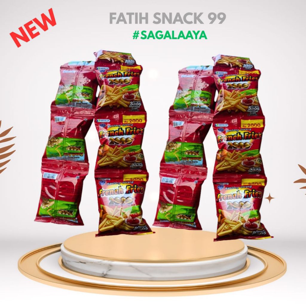 

FRENCH FRIES 2000 ISI 10 X 15G SNACK KENTANG SAUS