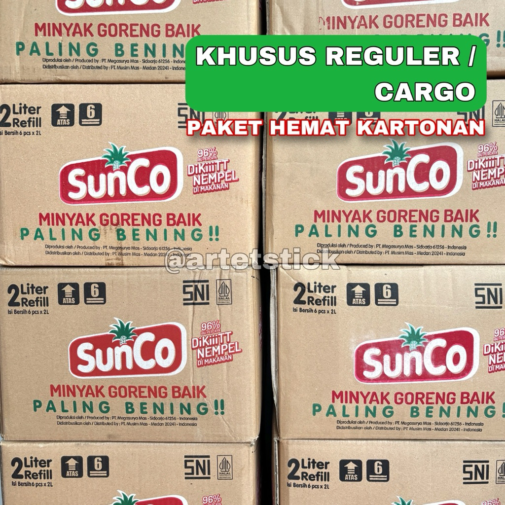 

Minyak Goreng Sunco 2 Liter Per Dus (6 Pouch) | Grosir Murah