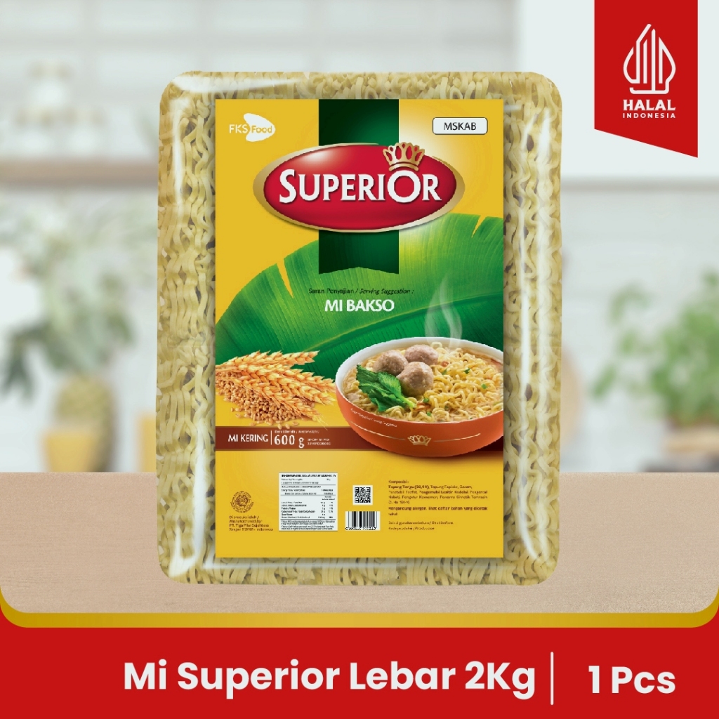 

Mi Superior Keriting - Mi Bakso - 1 Karton - 12 Keping - 50gr