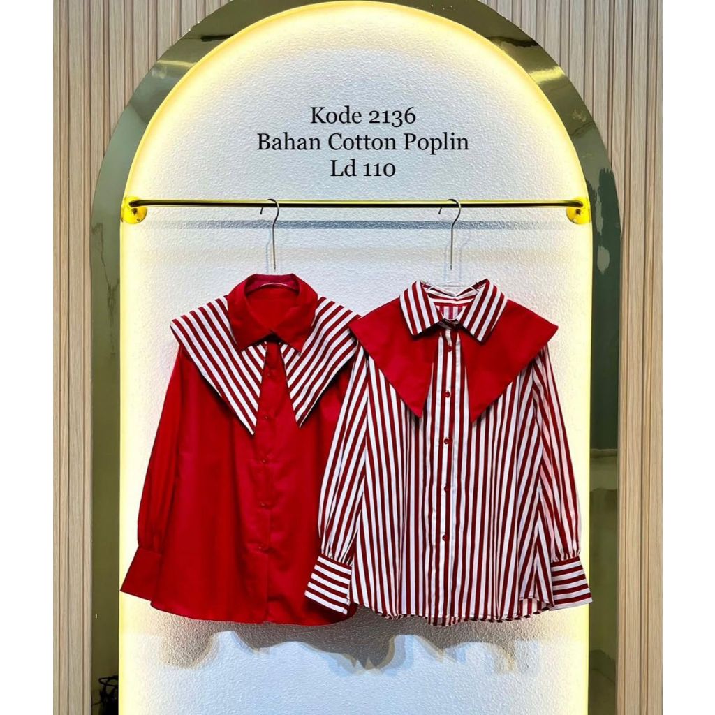 Kemeja Merah Putih Wanita 17 agustus