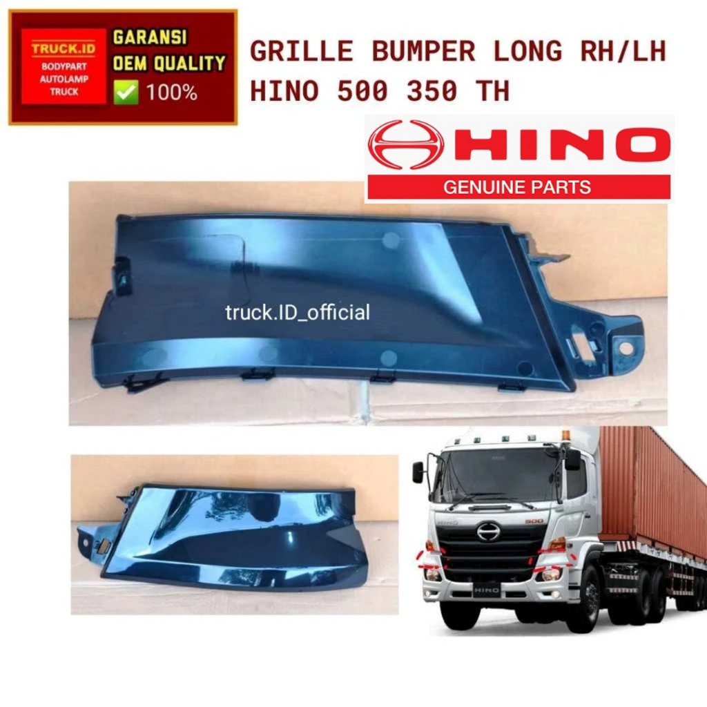 TAMBAHAN GRILL GRILLE BEMPER BUMPER HINO 500 350 TH (LONG)