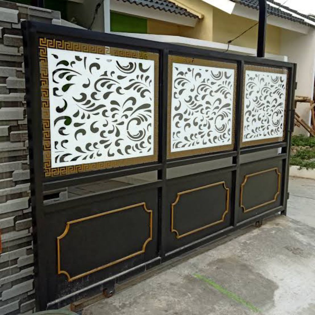 pagar leser cating plat bending besi hollow galvanis