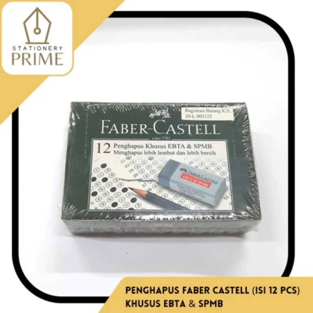

Penghapus Faber Castell Abu-Abu Khusus SPMB ( 12 pcs )