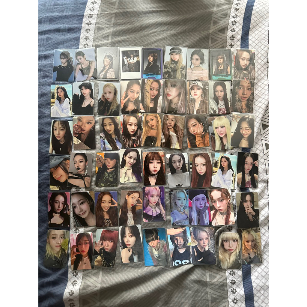 AESPA Official PC Photocard Album Savage Girls My World Synk Dive Real World Kwangya Intro Zine Post