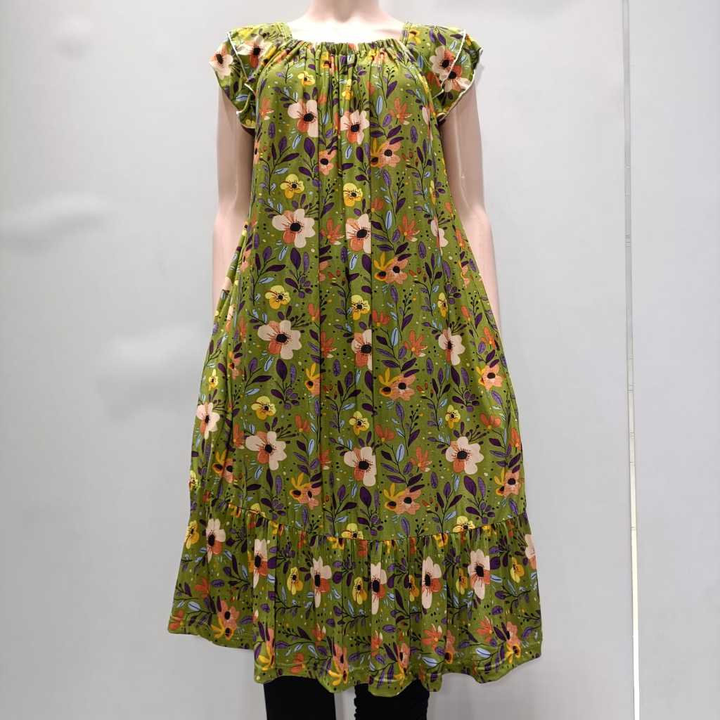 Daster Midi viora terbaru jersey korea jumbo