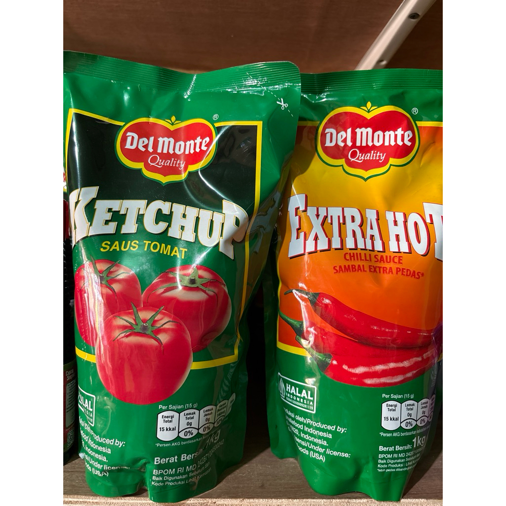 

delmonte saus tomat dan sambal 1kg