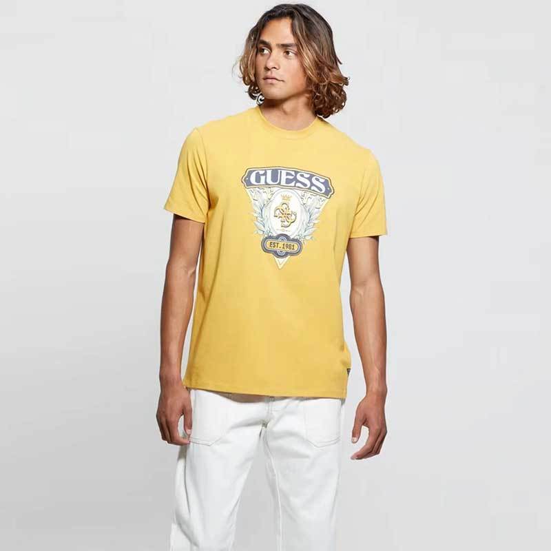 Guess Men - QUATRO G CREST LOGO TEE - M4YI76KA0Q1