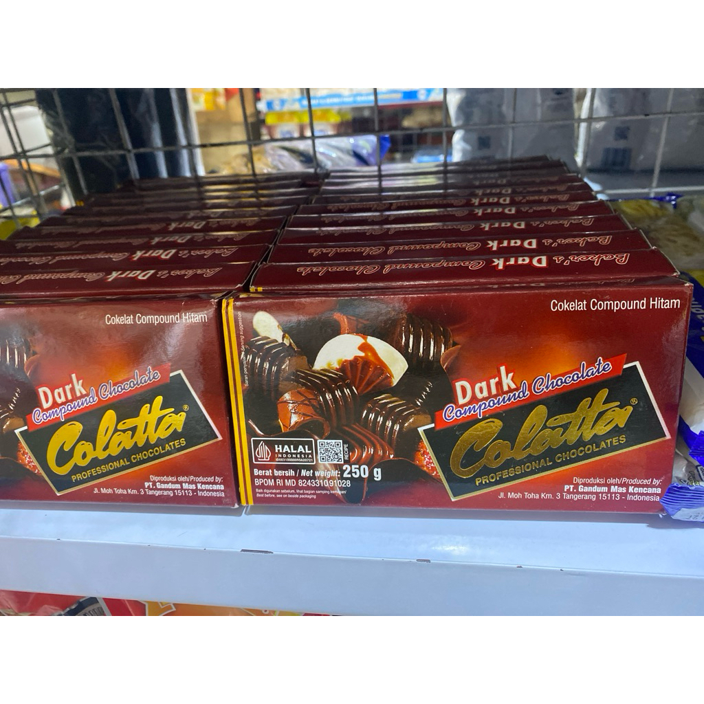 

Colatta Dark Compound Chocolate 250g coklat compound colatta