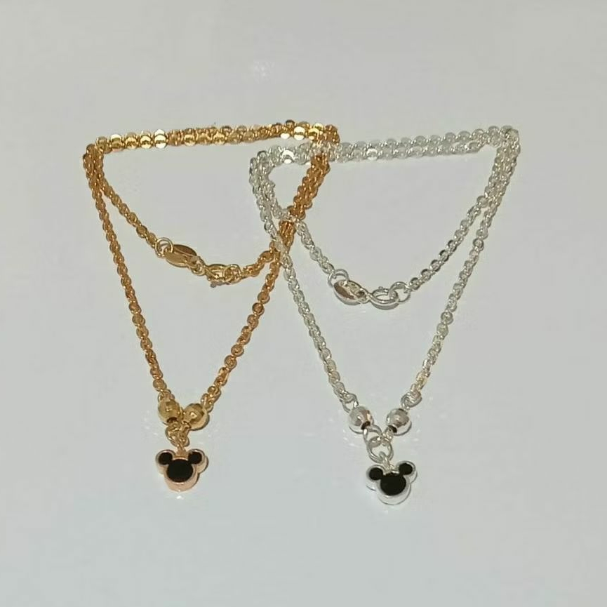 KALUNG ANAK PERAK ASLI MICKEY NORI FANCY ( PERAK SILVER 925 )