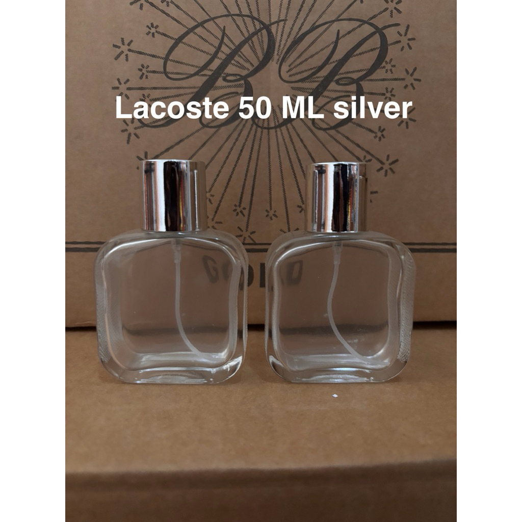 BOTOL LACOSTE 50 ML SILVER