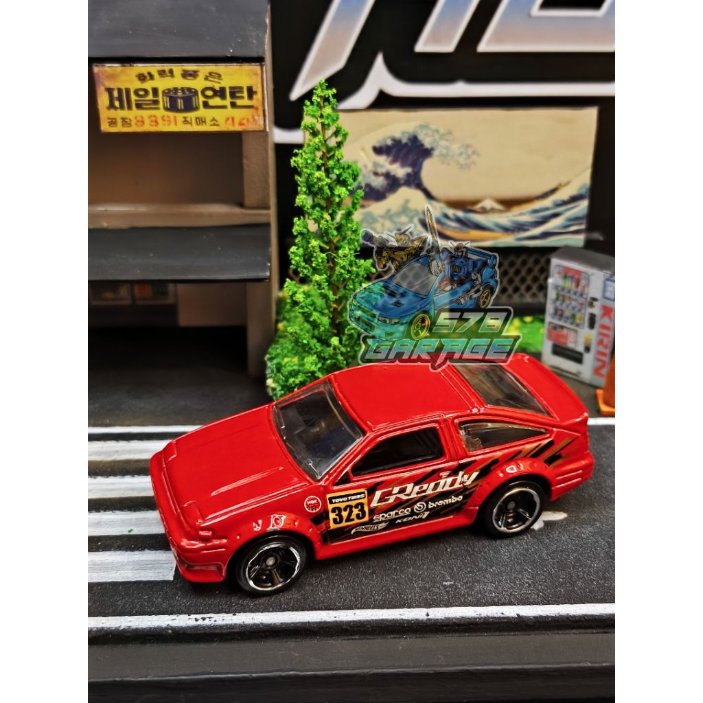 Hot Wheels Toyota Ae86 Corolla Merah loose