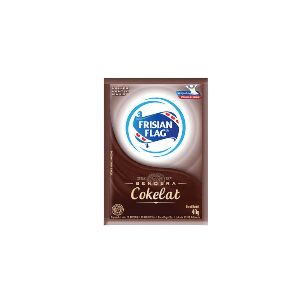 

Frisian Flag Susu Kental Manis Sachet Cokelat 38G