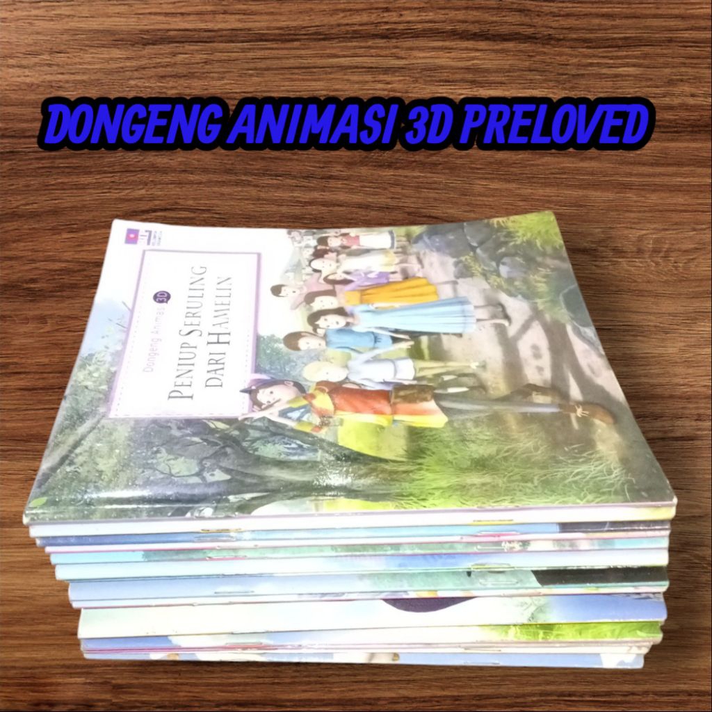 BUKU CERITA ANAK DONGENG ANIMASI 3D