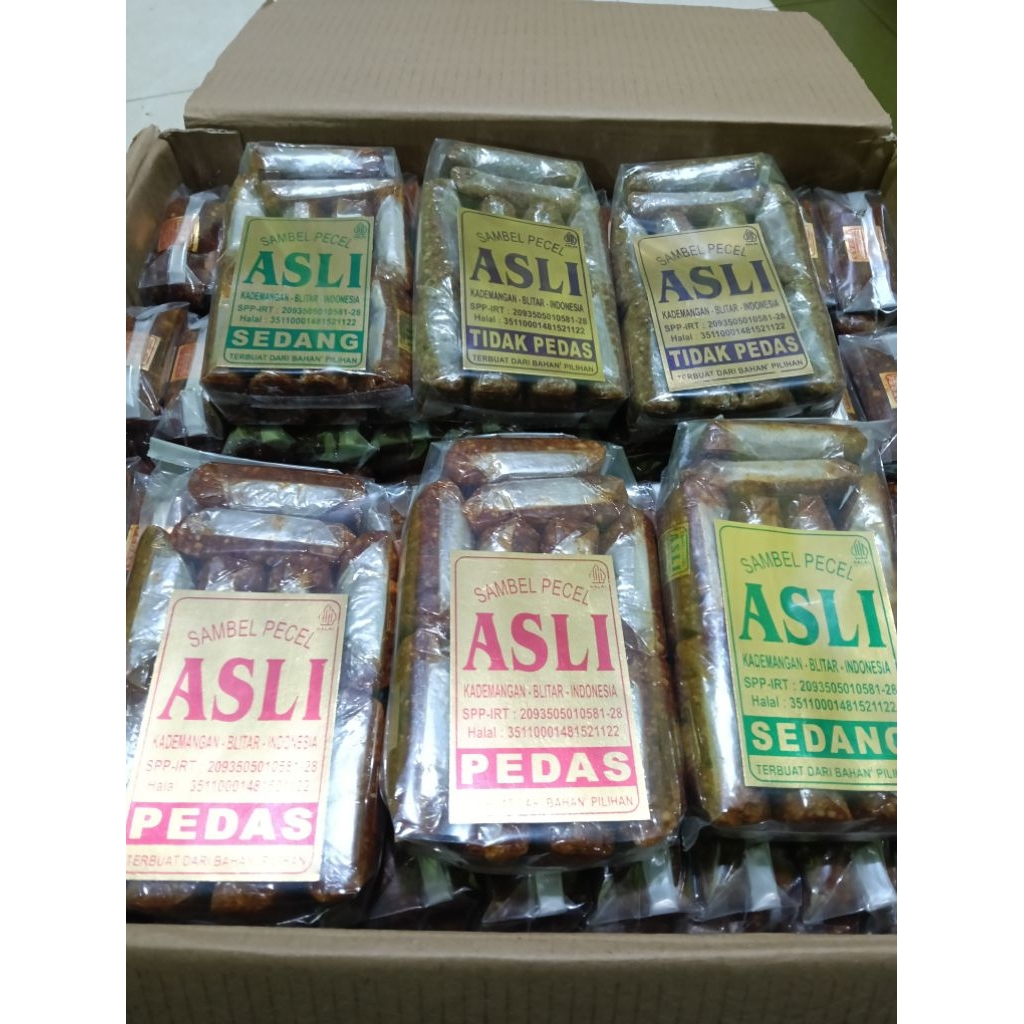 

Grosir Sambel Pecel Asli 425 Gram 50 Pcs