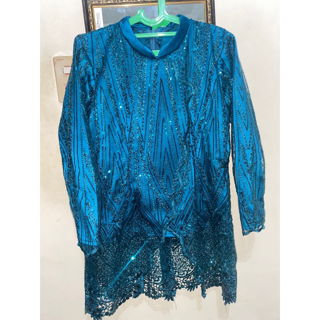Kebaya Emerald Blue