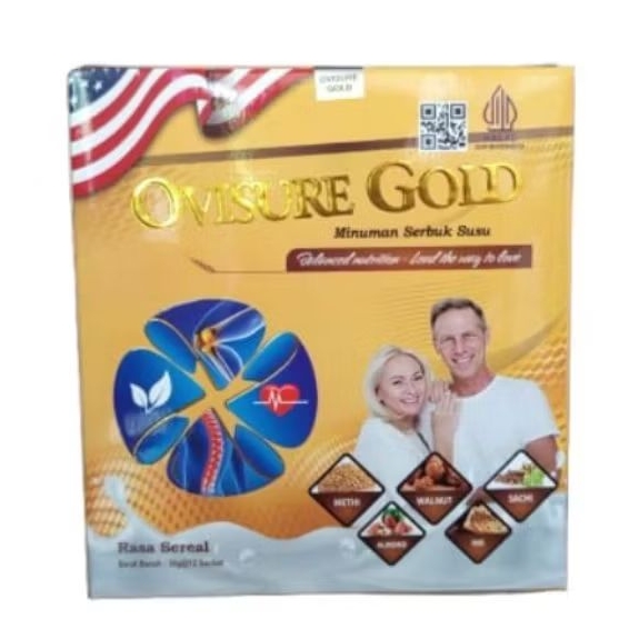 

PAKET 1 BOX NEW OVISURE GOLD MILIK SUSU VITAMIN TULANG DAN SENDI NYERI OTOT KERAM KEBAS