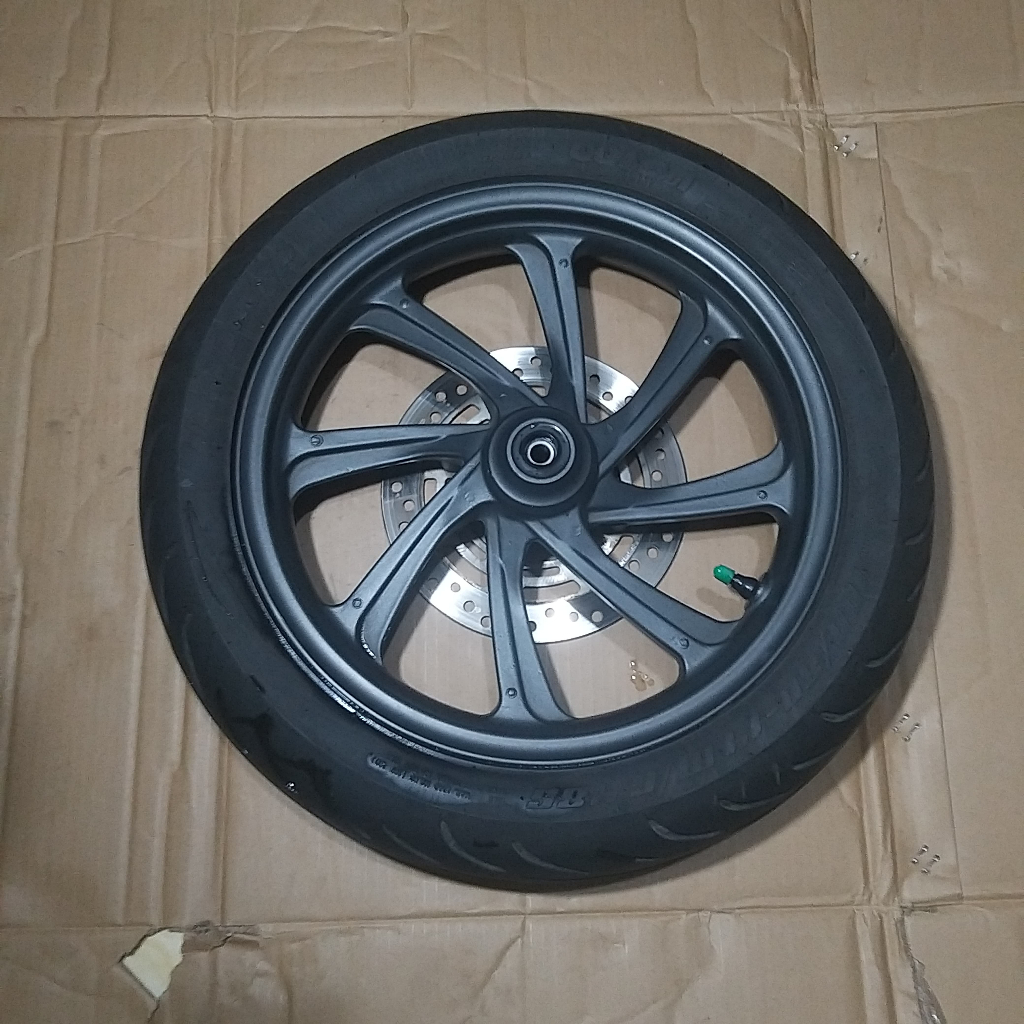 Velg Depan Set Ban Dan Cakram Depan Honda PCX 150 K97 PCX 150 Lokal Original Bawaan Motor