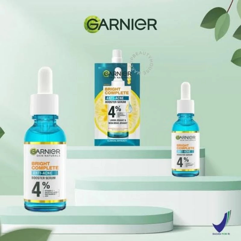 Garnier Booster Serum Bright Complete Anti Acne Serum
