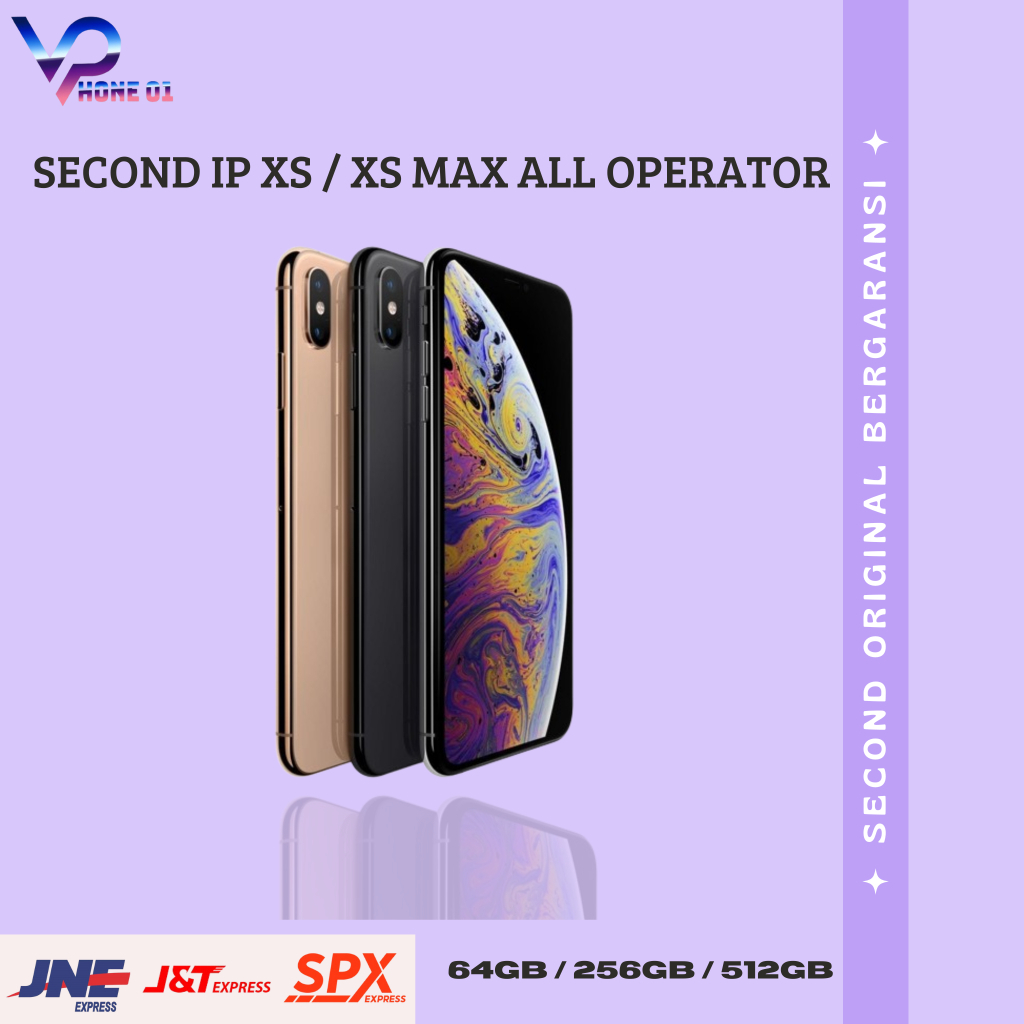 second ip XS,XS MAX 64/256/512 bergaransi mulus fullset