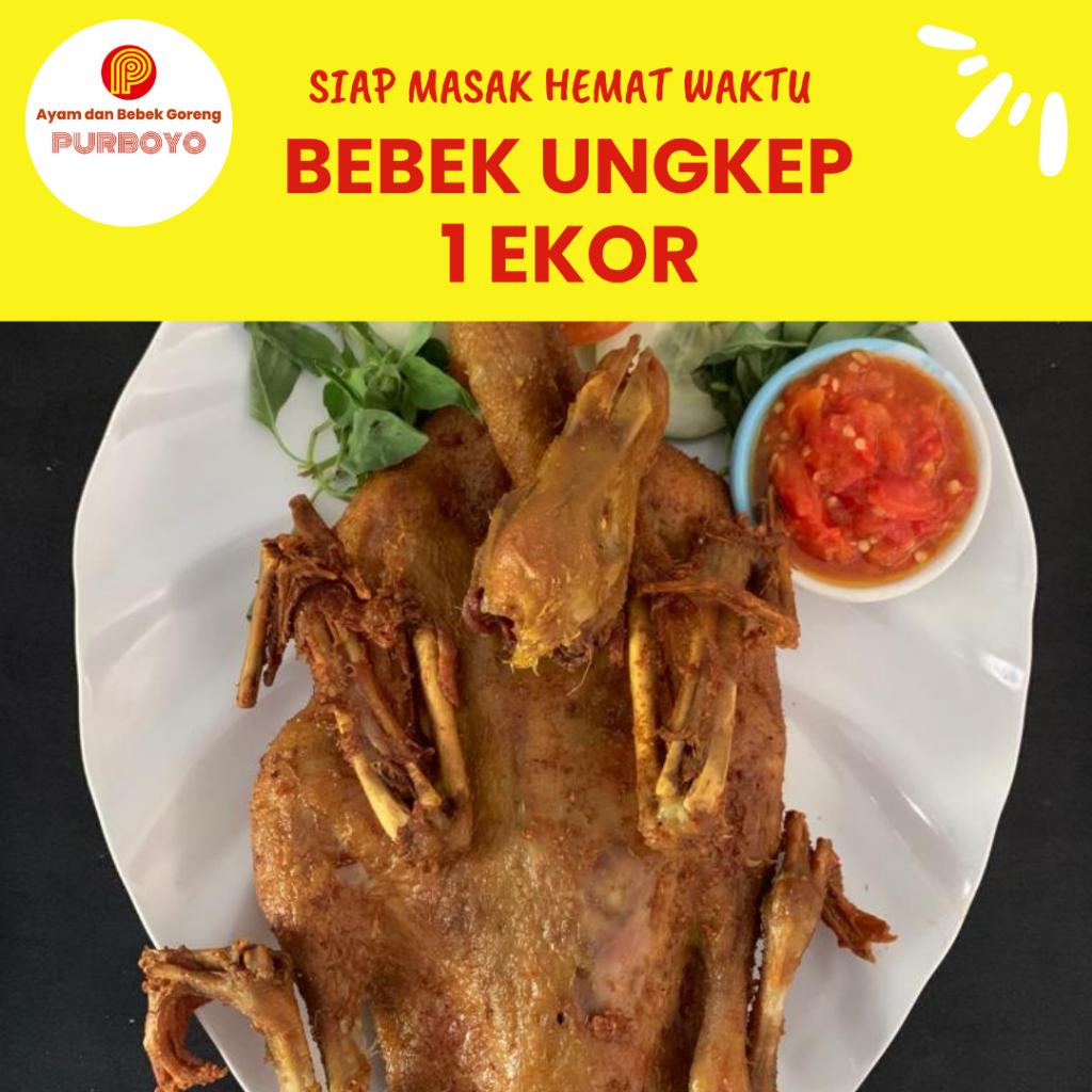 

PURBOYO Bebek Ungkep Utuh - Lezatnya Sampai Ke Tulang - Halal & Higienis