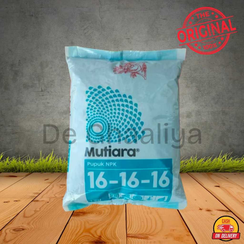 NPK Mutiara 16 16 16 1Kg Kemasan Pabrik Pupuk Penyubur Buah Bunga Daun Pupuk NPK Mutiara 1 Kg