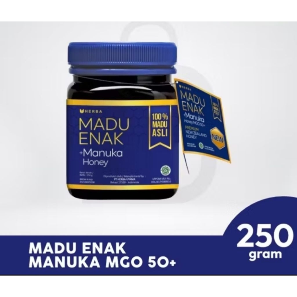 

Madu Enak Manuka MGO 50+ 250GR (EXP 2028)