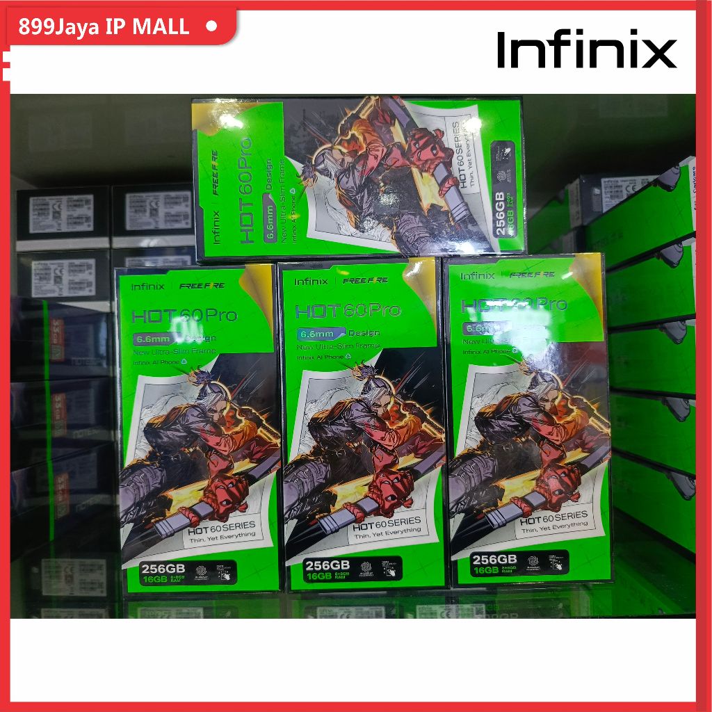 INFINIX HOT 60 PRO 8/256 GARANSI RESMI INFINIX. NO REPACK