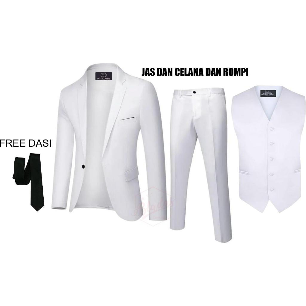 Discount Jas Pria Putih / Jas Putih Pria / Blazer Pria Putih / Jas Formal Pria / Blazer Putih