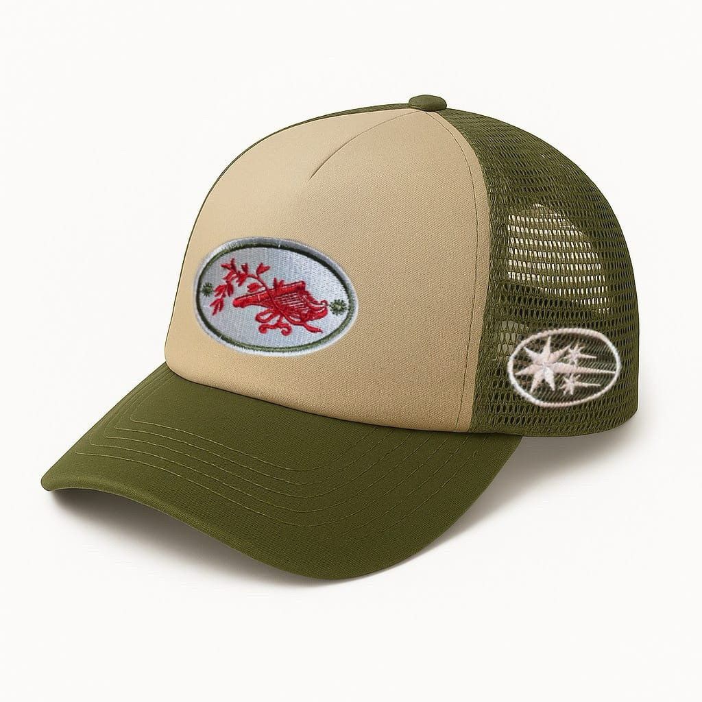 TRUCKER HAT RELLIAGRACES - HARPA OLIVE