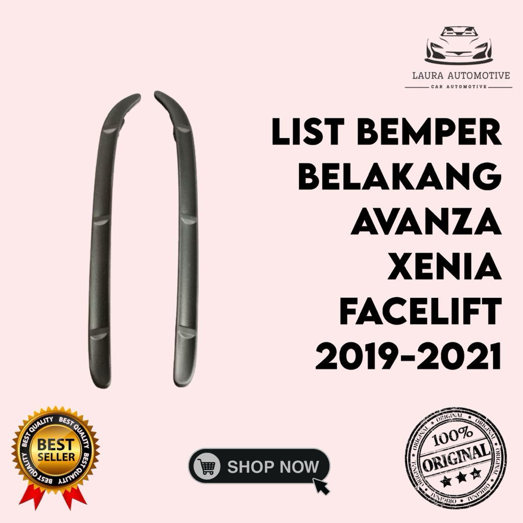 List Bemper Belakang Avanza Xenia Facelift 2019-2021