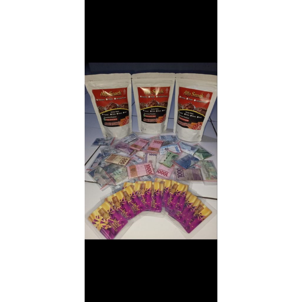 

snack berhadiah uang tunai dijamin anti zonkk