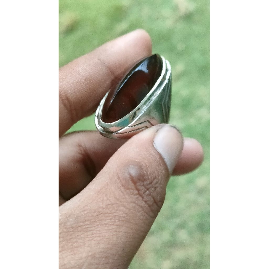 cincin akik Yaman model pandan