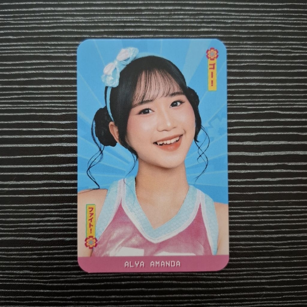 Photocard PC JKT48 Alya Tour 2025 All In GO AND FIGHT