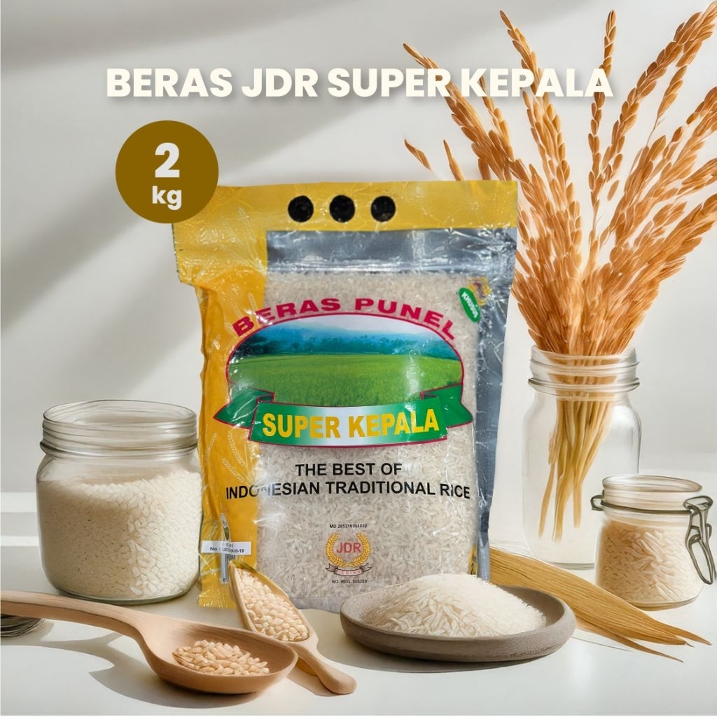 

Beras JDR SUPER KEPALA 2KG