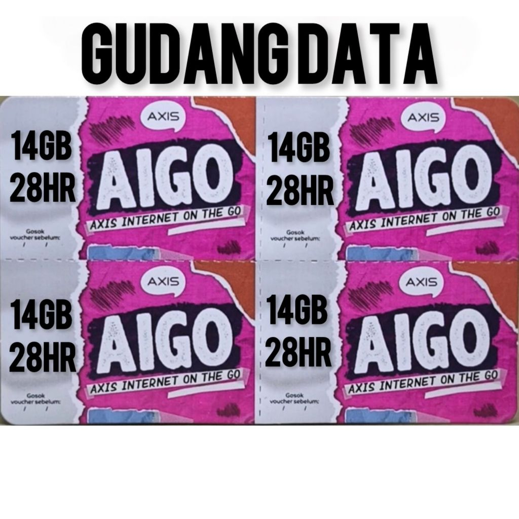Voucher AXIS Aigo 14GB