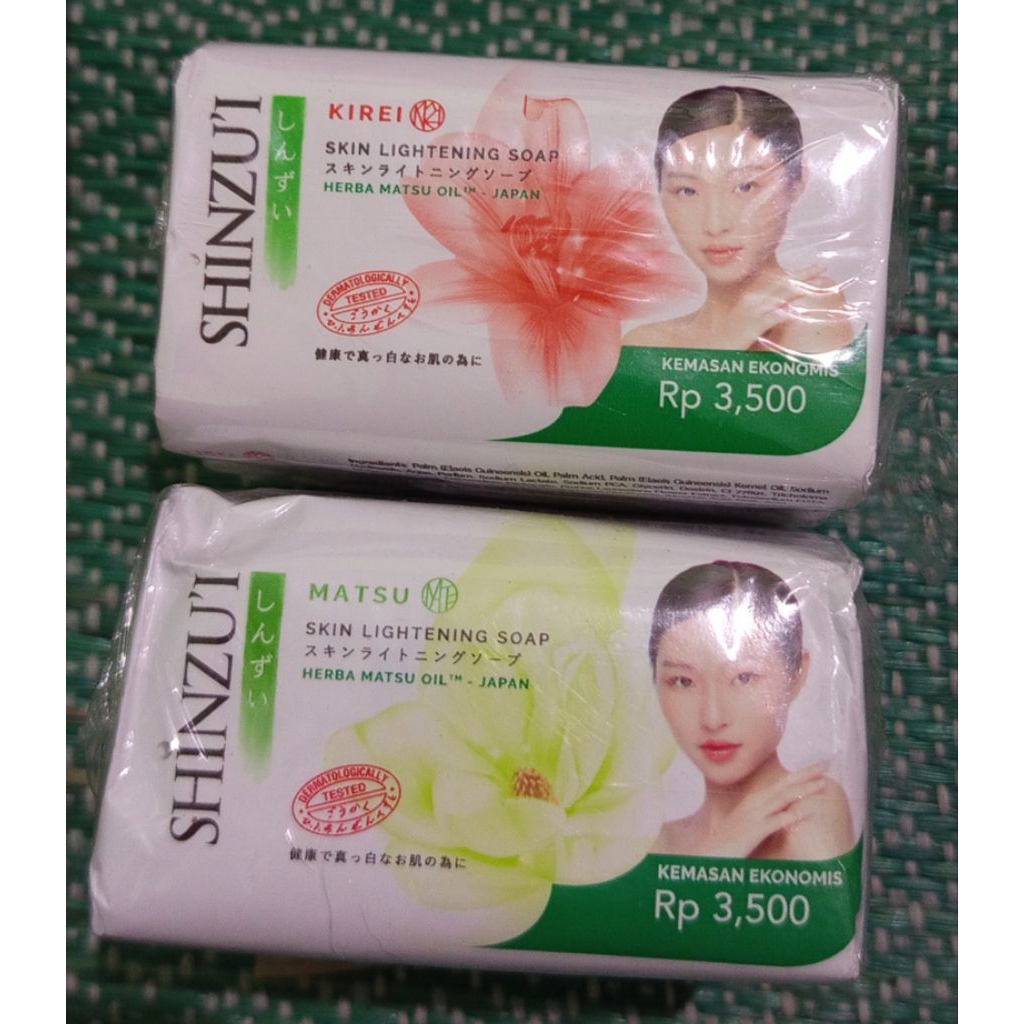 Shinzui sabun batang 60 gr (Paket isi 12 pcs)