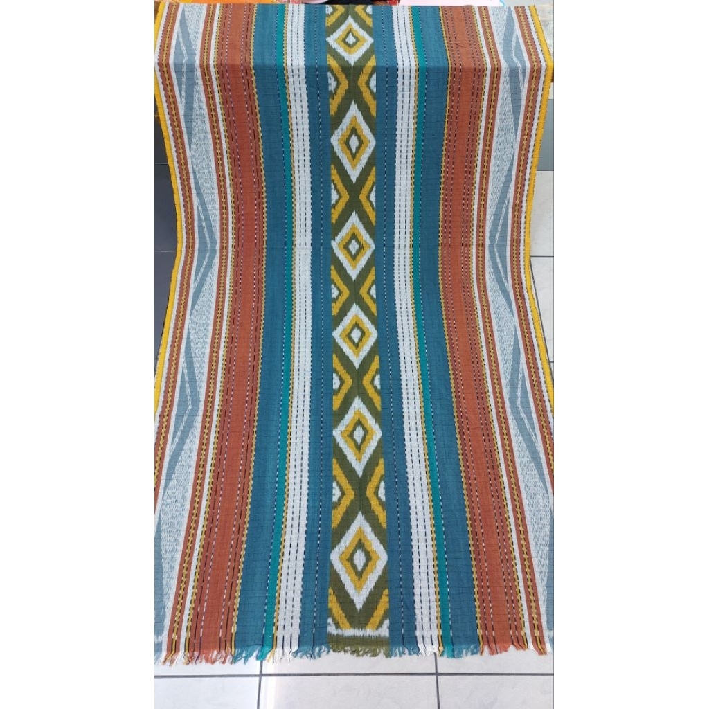 kain tenun etniq tenun ikat motif ntt premium serat nanas tenun jepara (uk 120x240)