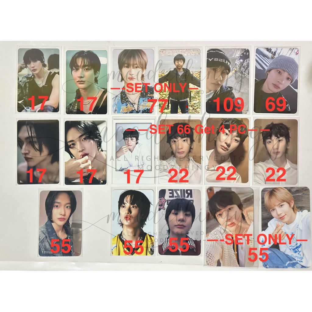 PC ANTON WONBIN SHOTARO RIIZE PHOTOCARD RIIZE