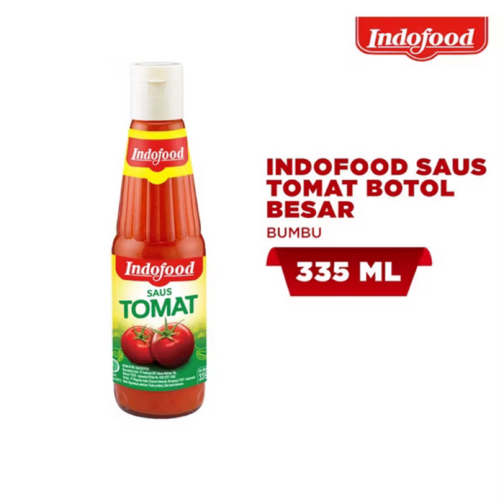 

Indofood Saus Tomat Botol Besar 335ml – Rasa Mantap! Lebih Puas, Lebih Hemat!