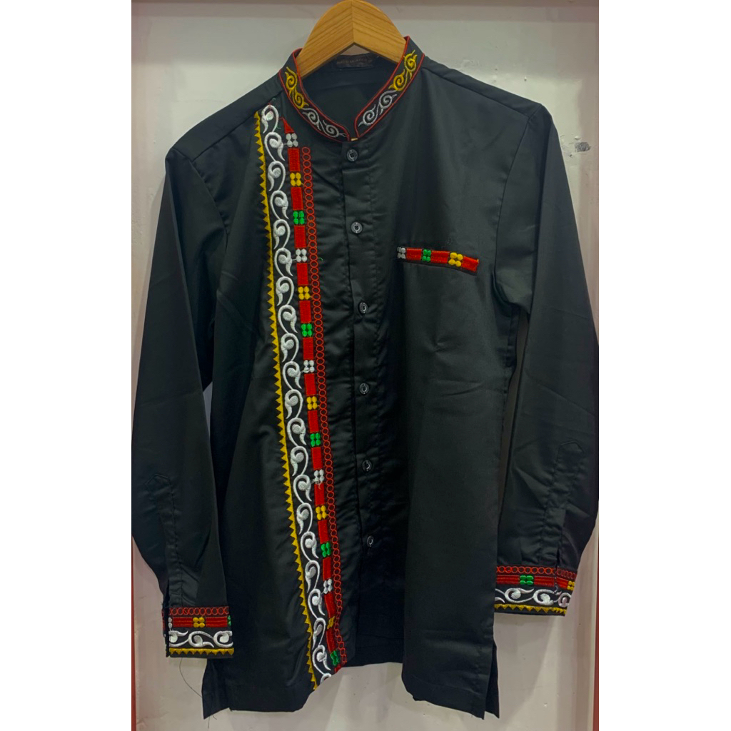 baju koko bordir khas Aceh (kerawang gayo&pintu aceh)