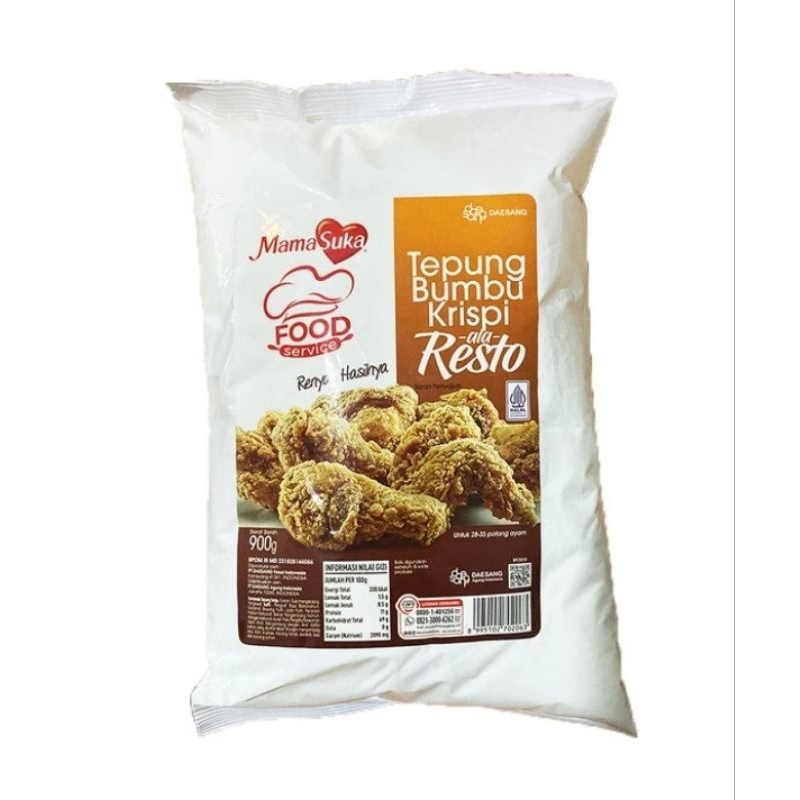 

Tepung Bumbu Crispy Mamasuka 900gr Ala Restoran Premium Non MSG