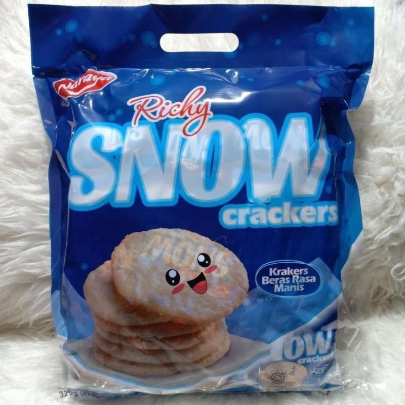 

[oddsolshop] pekanbaru/Naraya Richy Snow Crackers 320GR Krekers Beras Rasa Manis