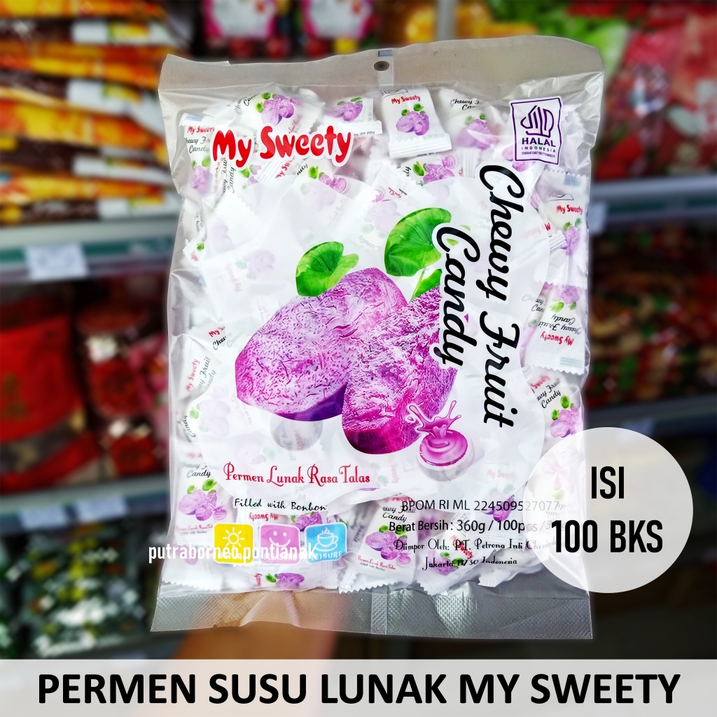

Permen Buah My Sweety Taro 360 gr / Permen Lunak Aneka Rasa Buah / Permen Susu Snack Lebaran
