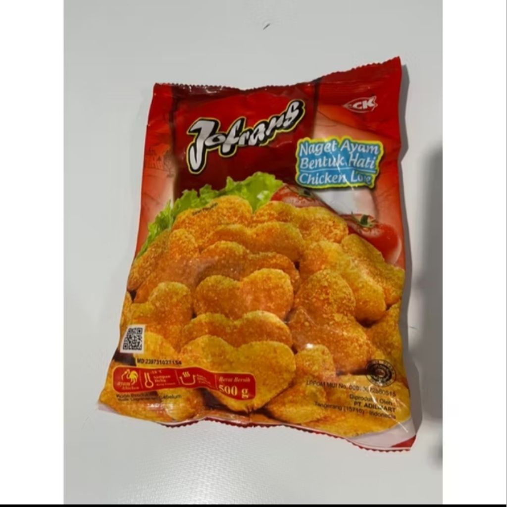 

nugget jofrans love 500 gr