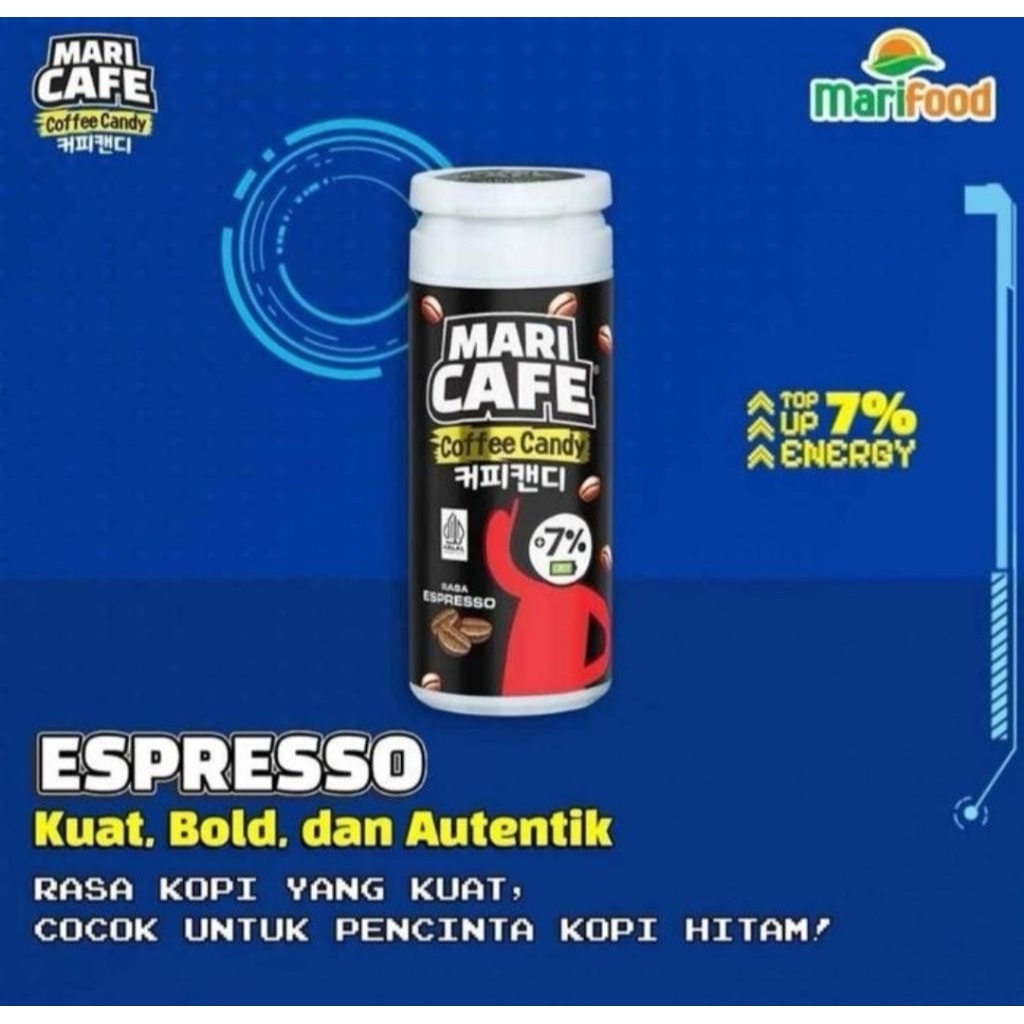 

Mari Cafe Coffee Candy rasa Espresso exp 2027
