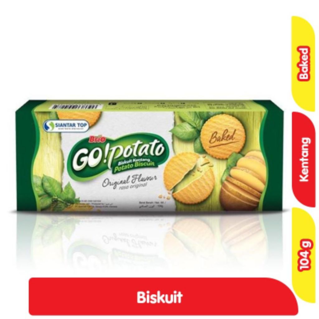 

Brio Go Potato Biskuit Kentang Box 104 g