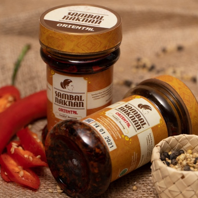 

SAMBAL NAKNAN Chili Oil Oriental Kemasan Botol 140 gram / Saus Dim Sum / Saus Hot Pot / Saus Mie