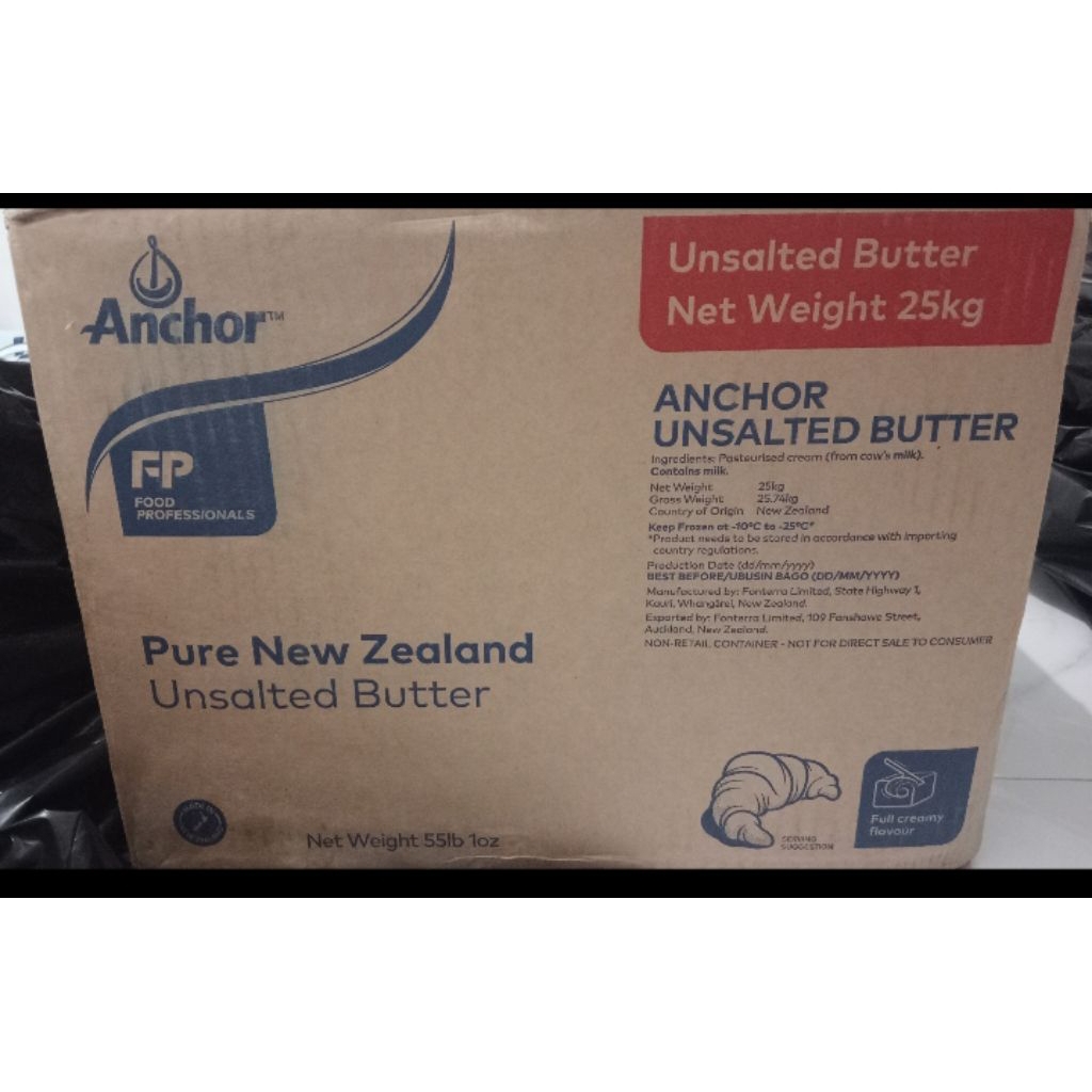 

Butter Anchor Repack Unsalted 1kg ORI murah