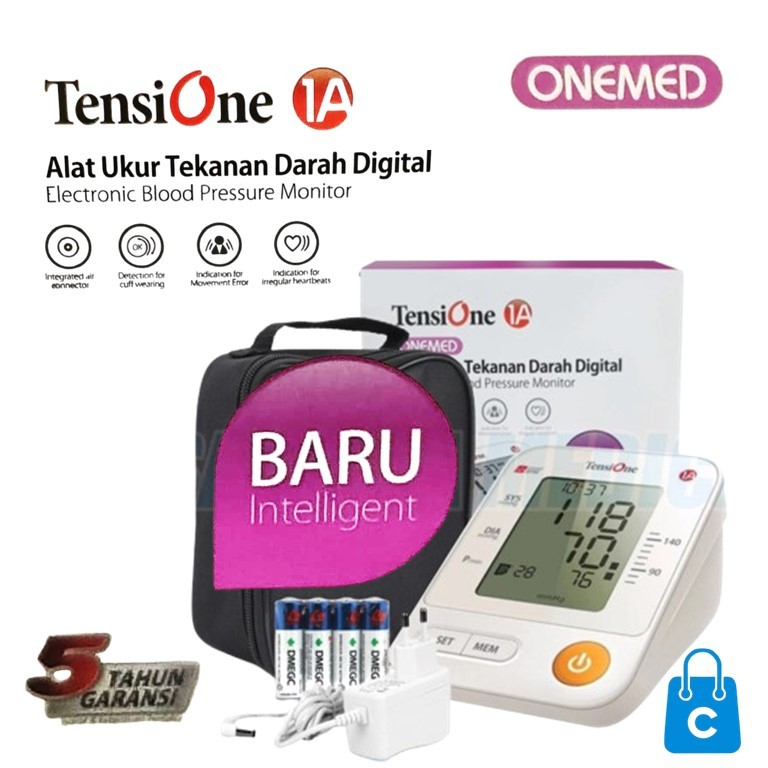 ONEMED TensiOne 1A / tensimeter digital / alat ukur tekanan darah digital / tensimeter tekanan darah